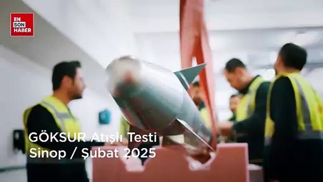 GÖKSUR, denizden ilk atış testini başarıyla tamamladı