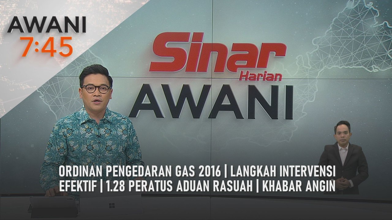 AWANI 7:45 [17/2/2025] – Ordinan pengedaran gas 2016 | Langkah intervensi efektif | 1.28 peratus aduan rasuah | Khabar angin
