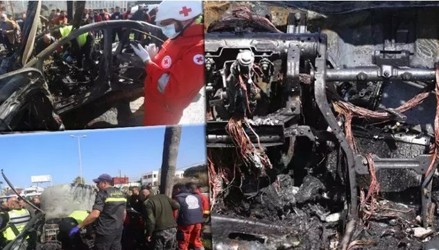 İsrail ordusu, Lübnan’ın güneyinde bir aracı İHA’yla hedef aldı