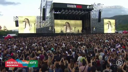 Nicki Nicole en Cosquín Rock: música, lágrimas y un emotivo e inolvidable homenaje al ritmo de "Seminare"