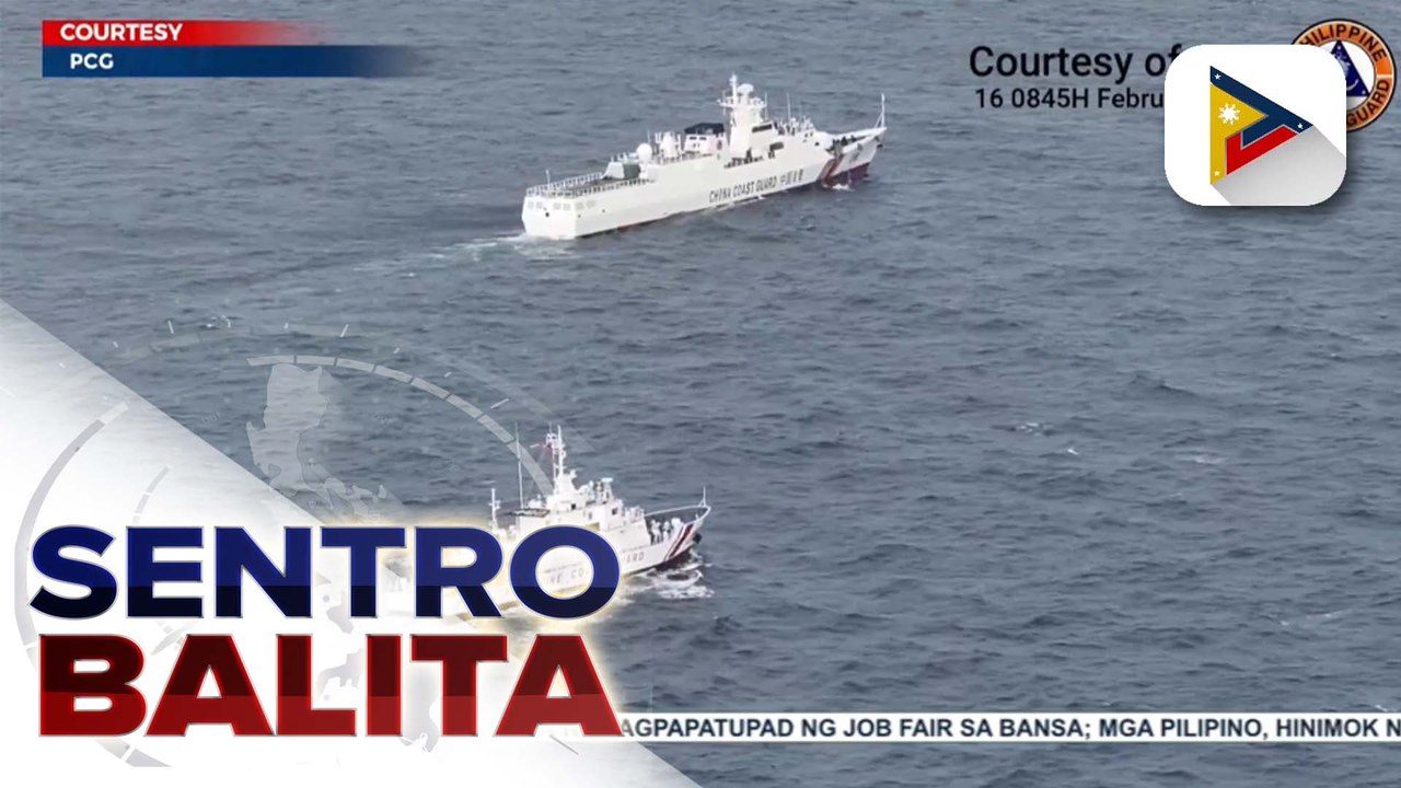 Isang barko ng China Coast Guard, nagawang maitaboy ng BRP Bagacay palayo sa coastline ng Zambales