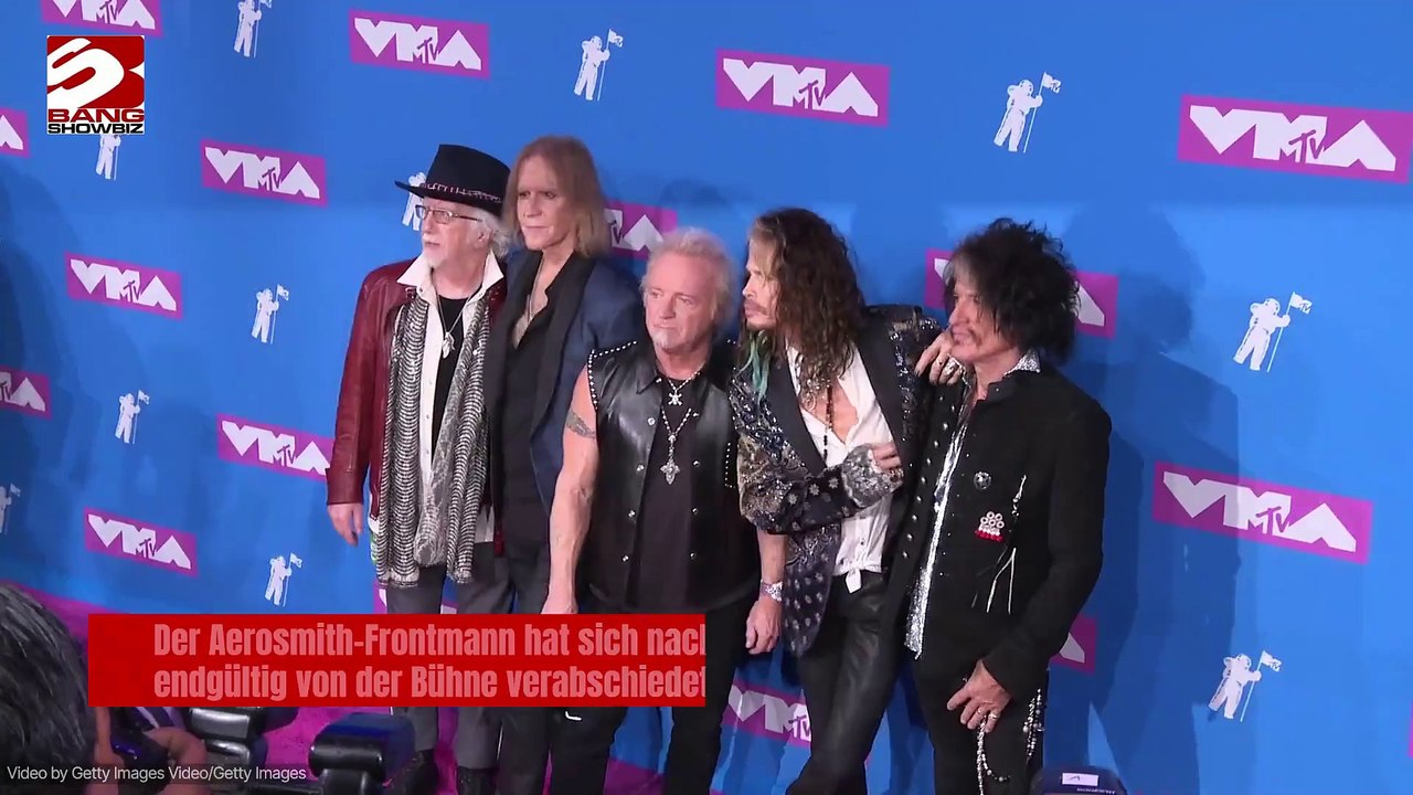 Steven Tyler: Er will nicht mehr auf Tour gehen