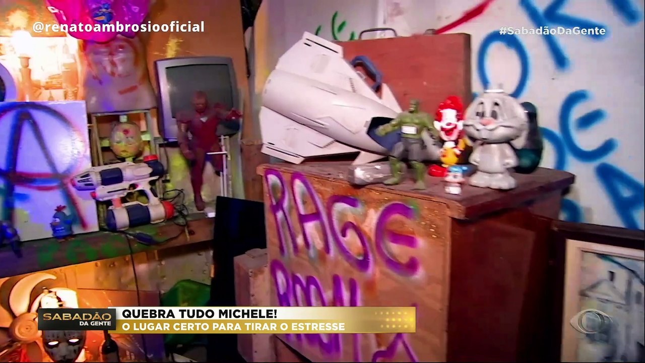 Diga adeus ao estresse: neste lugar você pode quebrar TUDO sem culpa | Sabadão da Gente