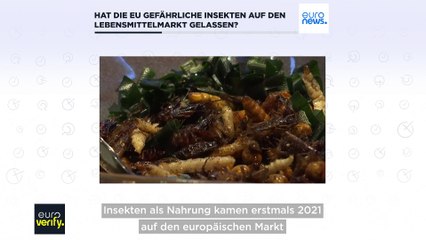 Faktencheck: Werden die Europäer gezwungen, gefährliche Insekten zu essen?
