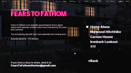 M.A.N. Plays FEARS TO FATHOM Home Alone - NO COMMENTARY - FREE Horror Game STEAM