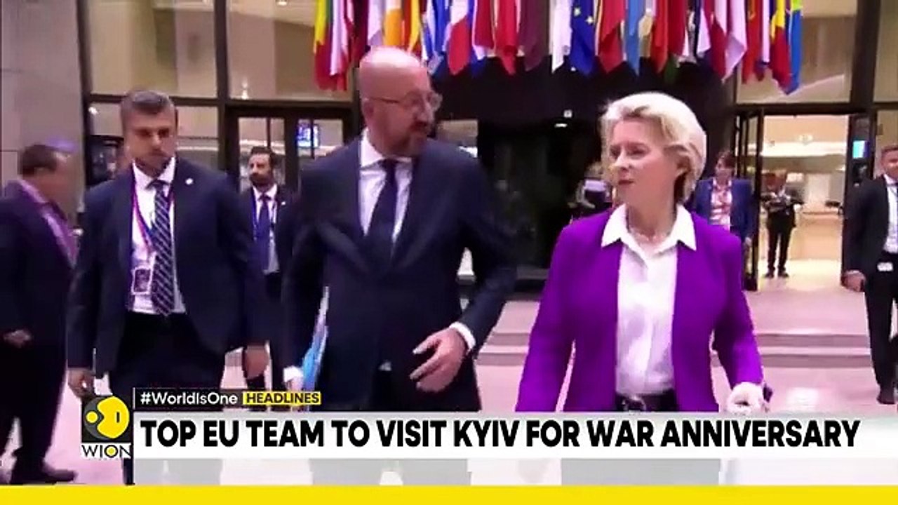 Top EU Team To Visit Kyiv For War Anniversary | Arab Summit On Gaza Postponed To Friday | Headlines