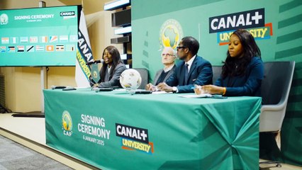 La CAF et CANAL+ INTERNATIONAL signent un partenariat