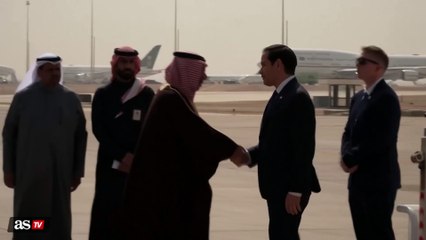 US Secretary of State Marco Rubio arrives in Saudi Arabia