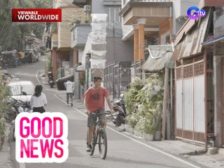 Estudyante sa Taguig, nagbabalanse ng panindang kakanin sa ulo habang nagba-bike?! | Good News