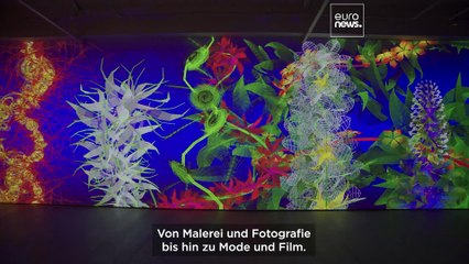 In der Blumenausstellung der Saatchi Gallery: Wie Blumen Kunst, Mode und digitale Innovation prägen