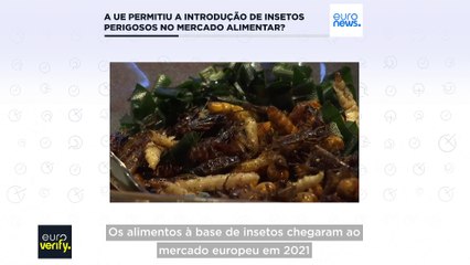Verificação de factos: os europeus estão a ser obrigados a comer insetos perigosos?