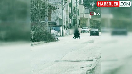 Tokat'ta Çocukların Tehlikeli Elektrikli Bisiklet Yolculuğu