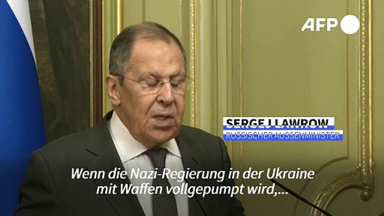 Lawrow lehnt Rückgabe von eroberten Gebieten strikt ab