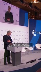 El presidente de la Conferencia de Seguridad de Múnich llora en el discurso de clausura por las diferencias con EE UU