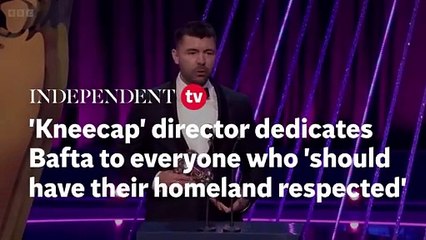 ‘Kneecap’ director dedicates outstanding British debut Bafta to everyone who ‘should have their homeland respected’