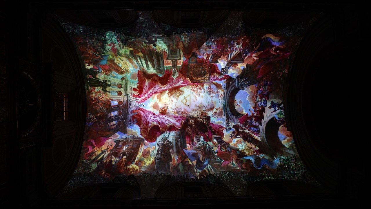 La spectaculaire métamorphose baroque du plafond de la Trinité-des-Pélerins, à Rome