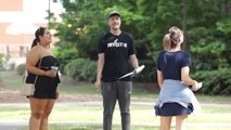 Giving $10,000 To Random People's And Saying Nothing | Mr Beast |