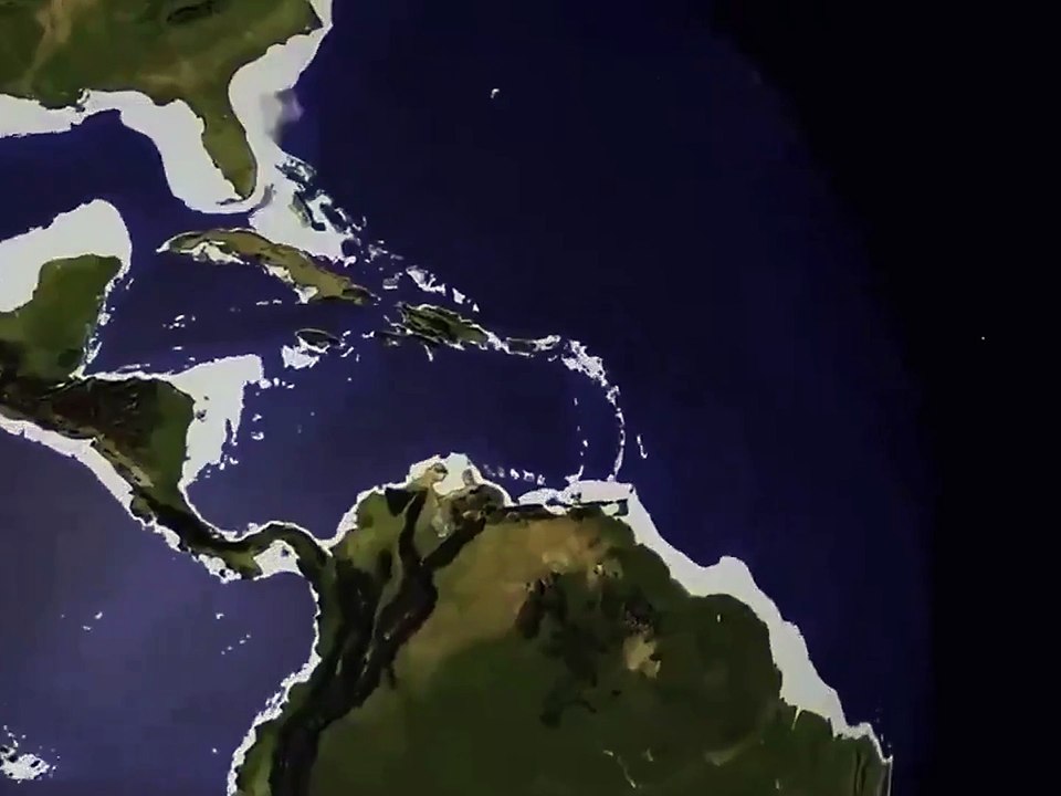 Un vídeo muestra cómo sería el planeta Tierra sin agua en los océanos