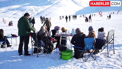 Muş'ta Güzeltepe Kayak Merkezi'ne Yoğun İlgi