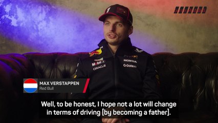 Verstappen excited about becoming a father for the first time