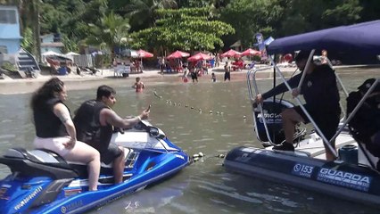 Inspeção naval da Marinha do Brasil é realizada com apoio da GCM de Santos