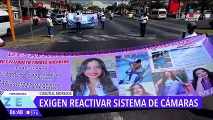 Marchan para exigir la localización de Nancy Elizabeth Torres Guerrero en Morelos