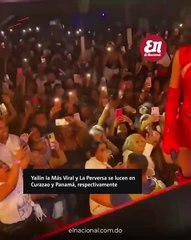 Yailin la Más Viral y La Perversa se lucen en Curazao y Panamá, respectivamente