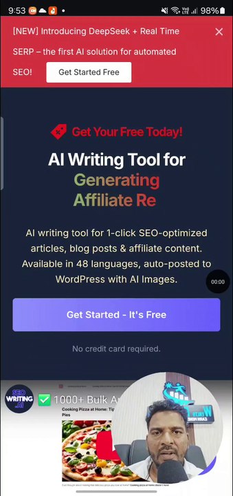 1 Click மூலம் இலவசமாக SEO Article எழுதக்கூடிய அற்புதமான Ai
