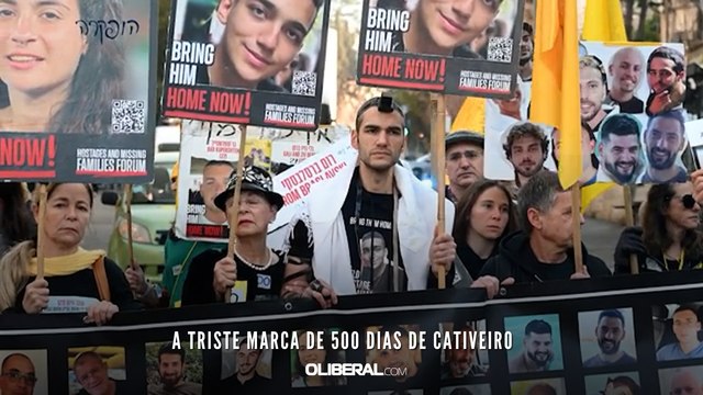 A triste marca de 500 dias de cativeiro