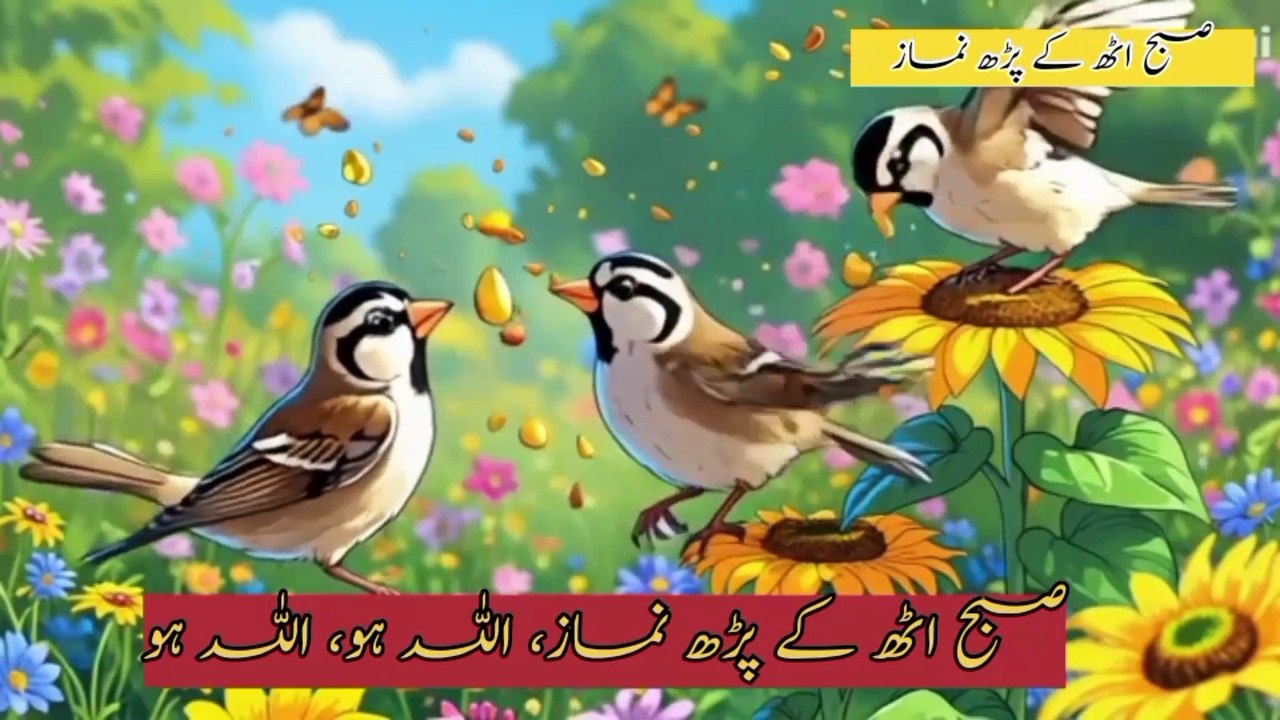The Birds Say, Allah Hu | A Blessed Morning Message | Islamic Nasheed