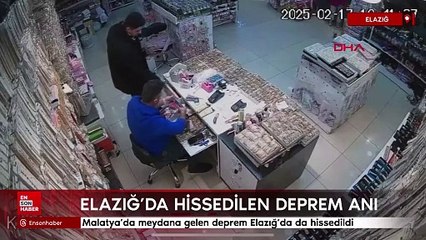 Malatya’da meydana gelen deprem Elazığ’da da hissedildi