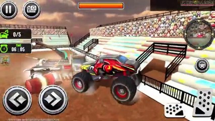 Offroad monster truck driving gameplay 3d