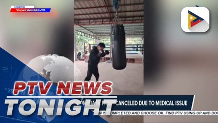 . Astrolabio's comeback fight canceled due to medical issue