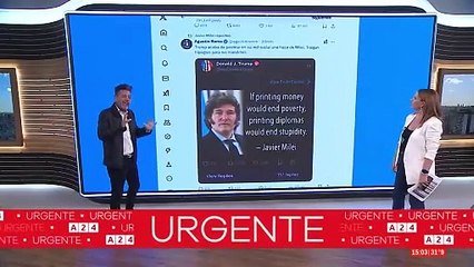 🔴 DONALD TRUMP RESPALDÓ A JAVIER MILEI