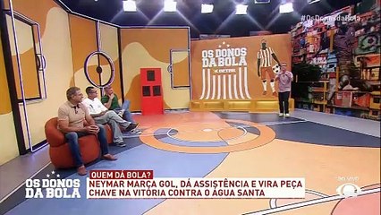 ‘Planejamento certinho’, elogia Neto sobre minutagem de Neymar no Santos