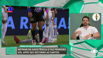 Debate Jogo Aberto: Atuação de Neymar contra o Água Santa empolgou?