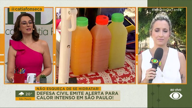 ONDA DE CALOR: Defesa Civil emite alerta para calor intenso no Rio de Janeiro e São Paulo | Melhor da Tarde