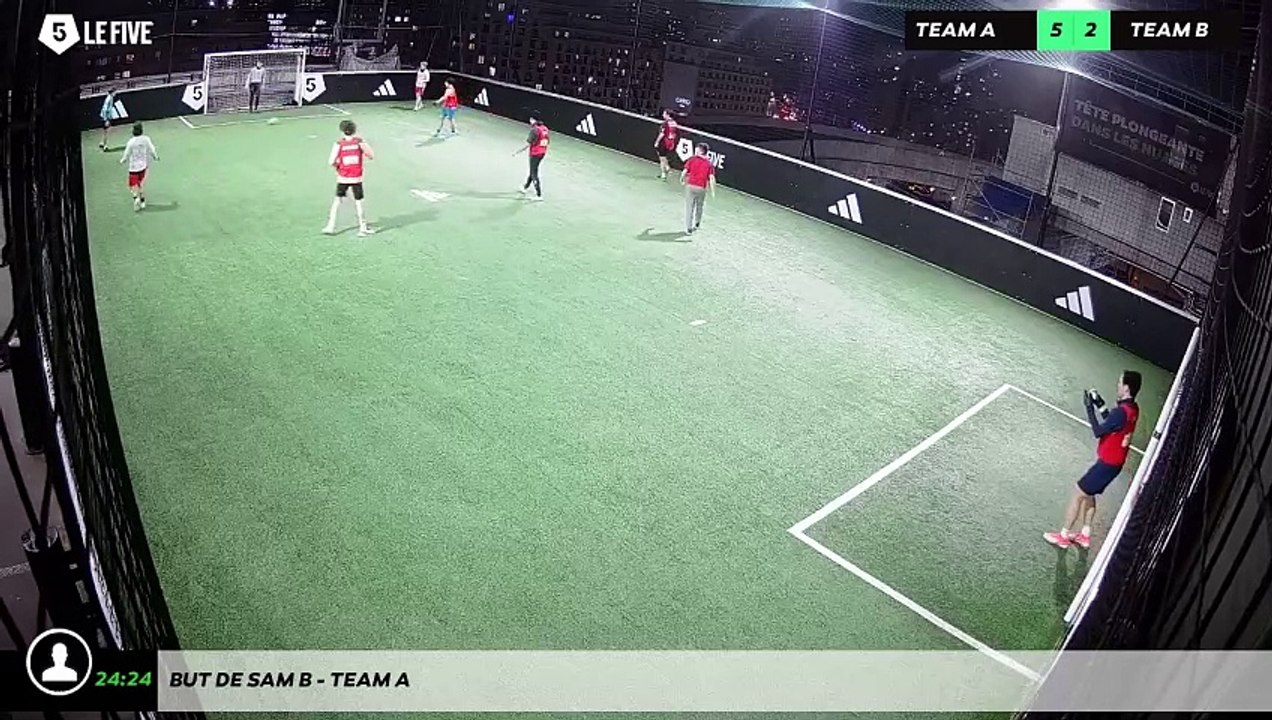 But de Sam B - Team A