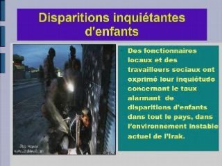 Irak trafic d'enfants, la fin d'un silence!