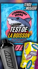 Je test le goût Strawberry Shark de chez Holy !