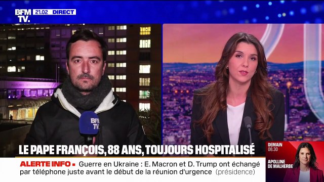 Pape François hospitalisé: à Rome, les habitants inquiets