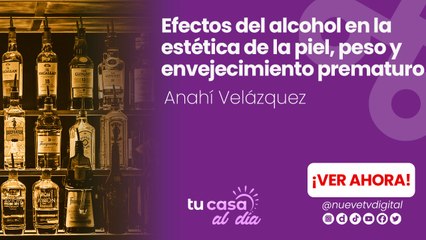 Efectos del alcohol en la estética de la piel, peso y envejecimiento prematuro
