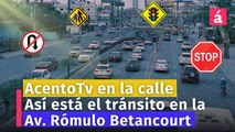 Situación del tránsito en la Av. Rómulo Betancourt, hoy 17 de febrero, 2025