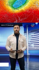 لهواة الطقس: شرح علمي  لمحاكاة الكتلة الهوائية القطبية المتوقعة على الحوض الشرقي للبحرالأبيض المتوسط