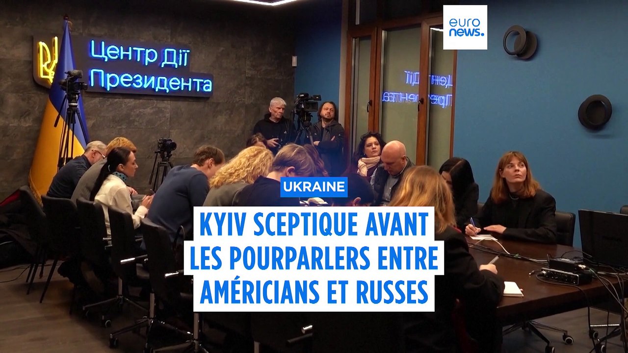 L'Ukraine sceptique avant la réunion bilatérale entre Washington et Moscou en Arabie saoudite