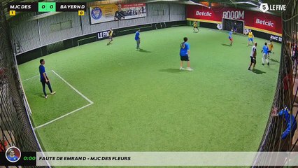 Faute de Emran D - MJC DES FLEURS