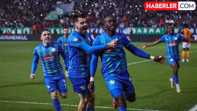 Trendyol Süper Lig'de Çaykur Rizespor 2-1'lik Skorla Galatasaray'a Yenildi