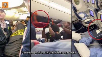 Multiple people have sustained injuries after a plane crash at Toronto Pearson