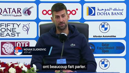 Affaire Sinner - Djokovic : "La majorité des joueurs ont l'impression qu'il y a du favoritisme"