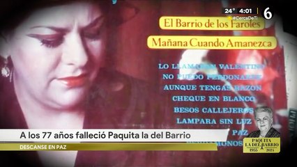 Así recordamos la gran trayectoria de Paquita La Del Barrio